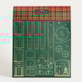 Calendar advent Santas Selections, Homla, 24 piese, verde