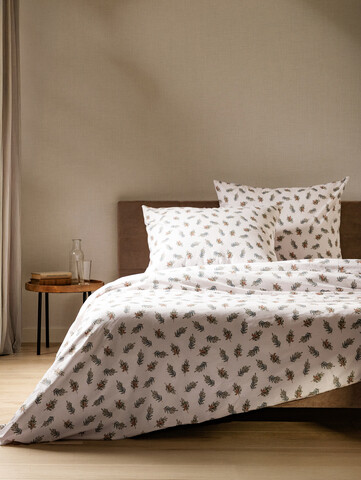 Lenjerie de pat dubla Ramoscelli, Homla, 3 piese, 160x200 cm, bumbac, multicolor