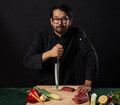 Cutit Sashimi, Samurai Gourmet by Rikito Watanabe si Cooking by Heinner, 24 cm, inox/lemn, maro