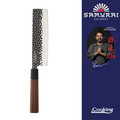 Cutit Nakiri, Samurai Gourmet by Rikito Watanabe si Cooking by Heinner, 18 cm, inox/lemn, maro