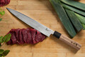 Cutit Sujihiki, Samurai Gourmet by Rikito Watanabe si Cooking by Heinner, 24 cm, inox/lemn, maro