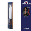 Cutit Gyuto, Samurai Gourmet by Rikito Watanabe si Cooking by Heinner, 23 cm, inox/lemn, maro