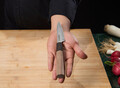 Cutit pentru decojit, Samurai Gourmet by Rikito Watanabe si Cooking by Heinner, 9 cm, inox/lemn, maro