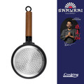 Oala cu capac Samurai Gourmet by Rikito Watanabe si Cooking by Heinner, 16x7 cm, 1.4 L, aluminiu, negru/natur