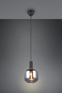 20x150 cm, Negru mat;Argintiu, Lustra