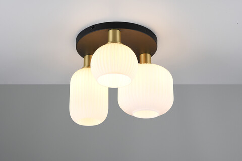 Plafoniera Diva, TRIO, 39x28.5 cm, 10W, 3x E27, metal, multicolor