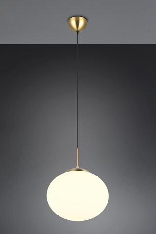 Lustra Fomento, TRIO, 30x150 cm, 15W, 1x E27, metal, bronz mat/alb