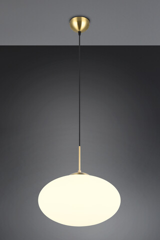 Lustra Fomento, TRIO, 40x150 cm, 15W, 1x E27, metal, bronz mat/alb