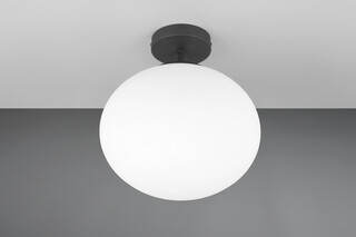 30x33 cm, Negru mat;Alb, Plafoniera