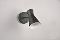 Aplica de perete Enzo, RL, 11.5x11.5x16.5 cm, 10W, 1x E27, metal, negru mat