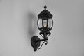 Lampa de exterior Elvo, TRIO, 15.5x24.5x49.5 cm, 60W, 1x E27, aluminiu, negru mat