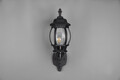 Lampa de exterior Elvo, TRIO, 15.5x24.5x49.5 cm, 60W, 1x E27, aluminiu, negru mat