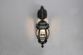 Lampa de exterior Elvo, TRIO, 24.5x15.5x49.5 cm, 60W, 1x E27, aluminiu, negru mat