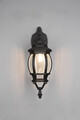 Lampa de exterior Elvo, TRIO, 24.5x15.5x49.5 cm, 60W, 1x E27, aluminiu, negru mat