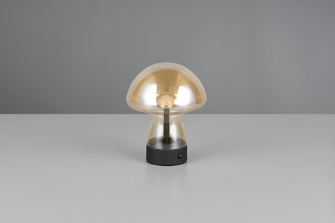 Lampa de masa Dooley, RL, 14x18 cm, 1.5W, 1x SMD, sticla, chihlimbar