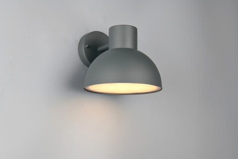 Aplica de perete pentru exterior Elbe, TRIO, 20x18.5 cm, 10W, 1x E27, aluminiu, antracit