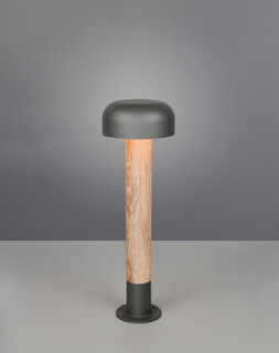19x54 cm, Gri;Natur, Lampadar exterior