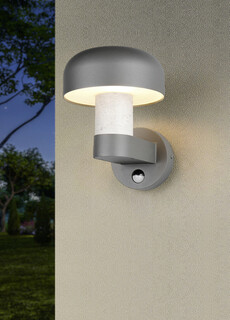 19x25x24.5 cm, Gri, Aplica exterior