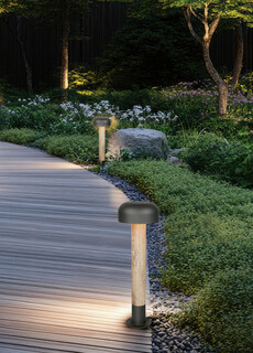 19x54 cm, Gri, Lampadar exterior