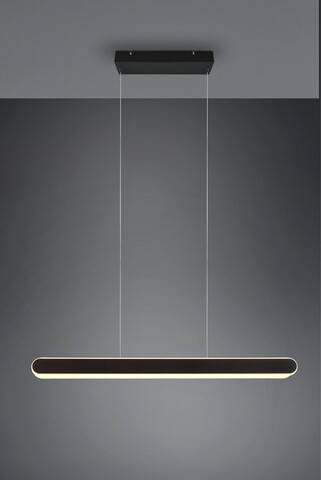 Lustra Helios, TRIO, 130x150 cm, 48W, 1x SMD, metal, negru mat