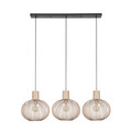 Lustra Gila, TRIO, 120x33x150 cm, 10W, 3x E27, metal, bej/negru