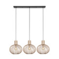 Lustra Gila, TRIO, 120x33x150 cm, 10W, 3x E27, metal, bej/negru