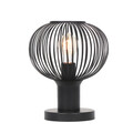 Lampa de masa Gila, TRIO, 23x28 cm, 10W, 1x E27, metal, negru mat