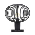 Lampa de masa Gila, TRIO, 33x37 cm, 10W, 1x E27, metal, negru mat