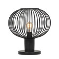 Lampa de masa Gila, TRIO, 33x37 cm, 10W, 1x E27, metal, negru mat