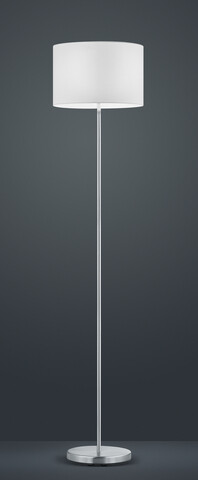 Lampadar Hotel, TRIO, 35x160 cm, 60W, 1x E27, metal/textil, alb/argintiu
