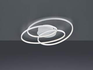 60x43x13.5 cm, Alb mat