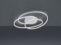 Plafoniera Gale, TRIO, 60x43x13.5 cm, 38.5W, 1x SMD, metal, alb mat