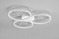 Plafoniera Groovy, TRIO, 62x6 cm, 30W, 1x SMD, metal, alb mat
