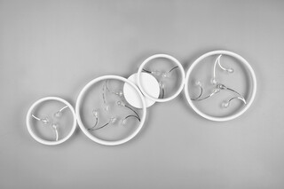 95.5x40x6 cm, Alb mat