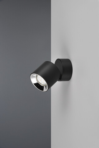 Aplica de perete Guayana, TRIO, 8.7x12 cm, 10W, 1x GU10, metal, negru mat