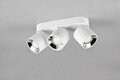 Plafoniera Guayana, TRIO, 27.3x8.7x12 cm, 10W, 3x GU10, metal, alb mat