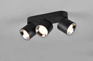 27.3x8.7x12 cm, Negru mat, Plafoniera