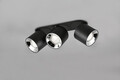 Plafoniera Guayana, TRIO, 27.3x8.7x12 cm, 10W, 3x GU10, metal, negru mat