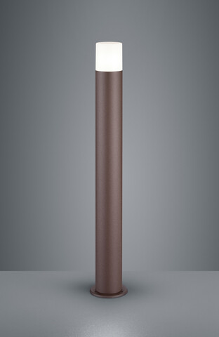 Lampadar de exterior Hoosic, TRIO, 12x80 cm, 28W, 1x E27, aluminiu, maro