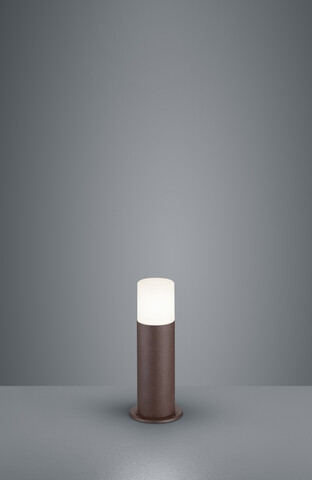 Lampadar de exterior Hoosic, TRIO, 12x30 cm, 28W, 1x E27, aluminiu, maro