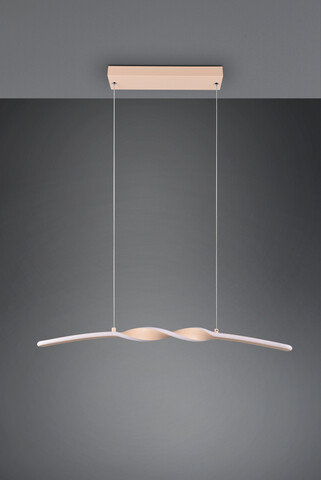 Lustra Ginko, RL, 79x9x150 cm, 18W, 1x SMD, metal, bej