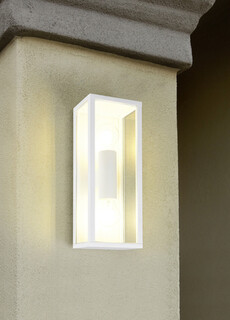 14x14x26 cm, Alb mat