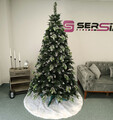 Brad artificial Christmas Deluxe by Sersimo, Diamant, 2D+3D, 220cm