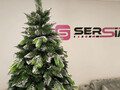 Brad artificial Christmas Deluxe by Sersimo, Diamant, 2D+3D, 220cm
