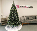 Brad artificial Christmas Deluxe by Sersimo, Diamant, 2D+3D, 220cm