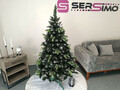 Brad artificial Christmas Deluxe by Sersimo, Diamant, 2D+3D, 180cm