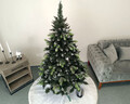 Brad artificial Christmas Deluxe by Sersimo, Diamant, 2D+3D, 180cm