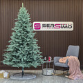 Brad artificial Christmas Deluxe by Sersimo, Viena Select argintiu, integral 3D, 250 cm