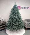 Brad artificial Christmas Deluxe by Sersimo, Alaska Select verde argintiu, integral 3D, 230 cm