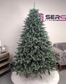 Brad artificial Christmas Deluxe by Sersimo, Alaska Select verde argintiu, integral 3D, 180 cm